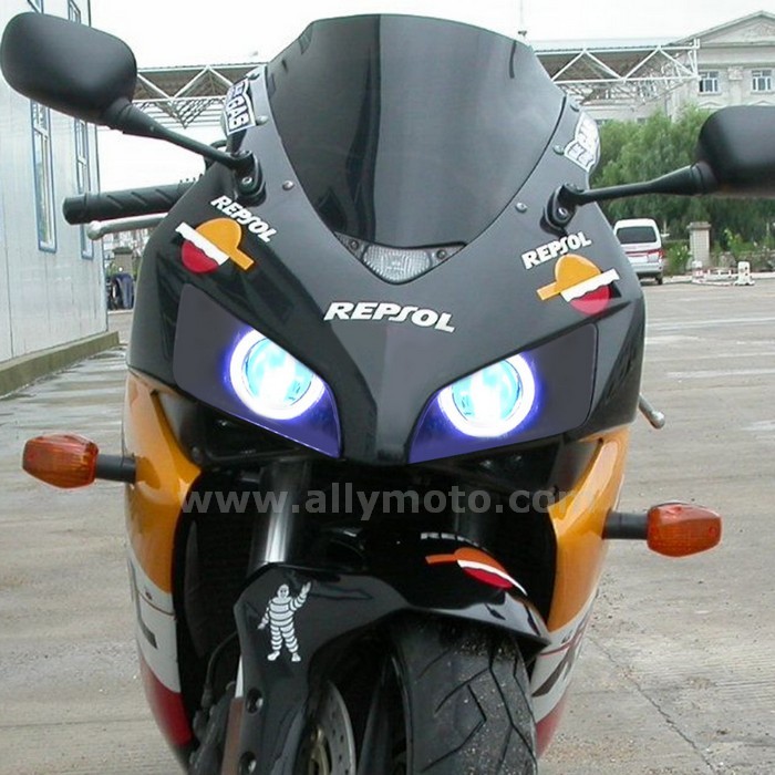 Snake-Head Style CNC Aluminum Racing Mirrors For Honda CBR1000RR 2004-2005 (Black)